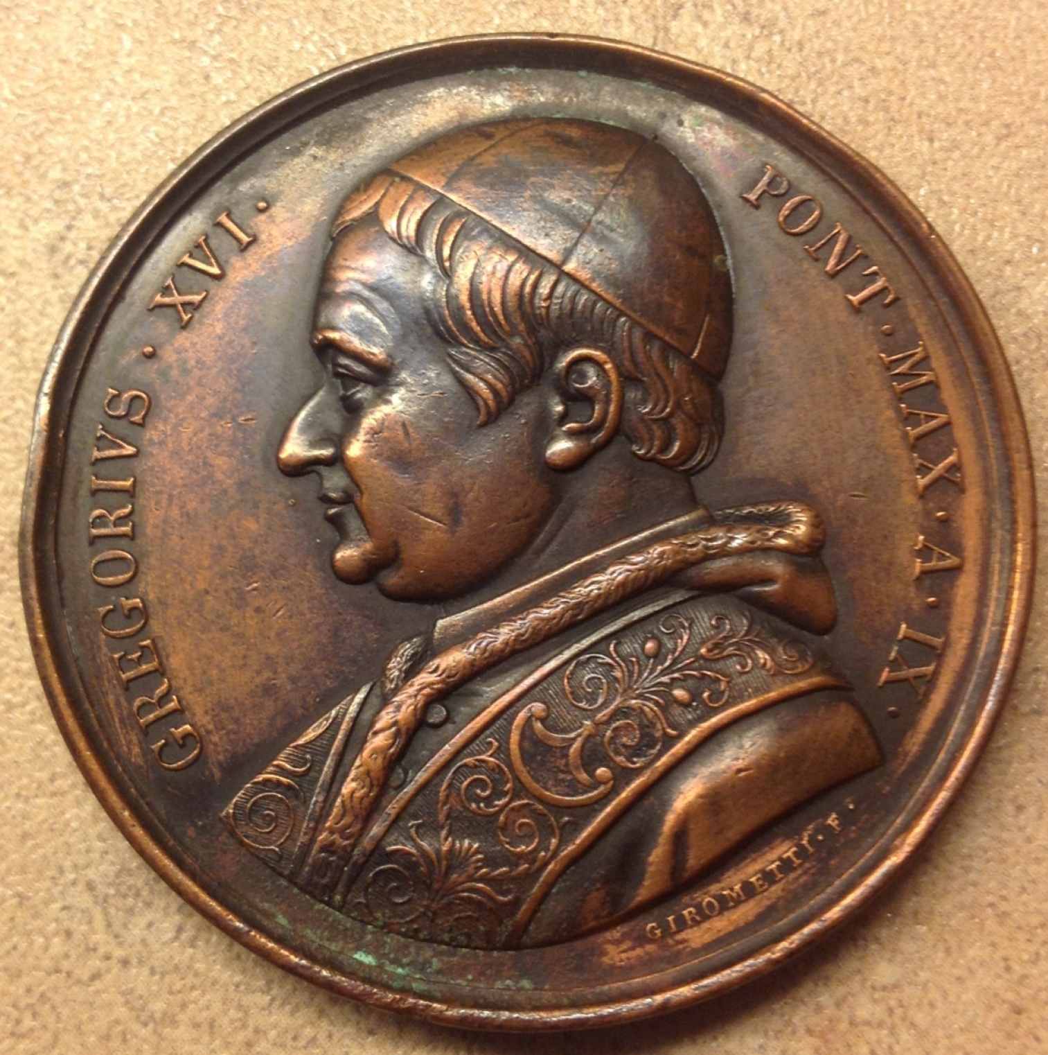 1840-Pope-Medallion